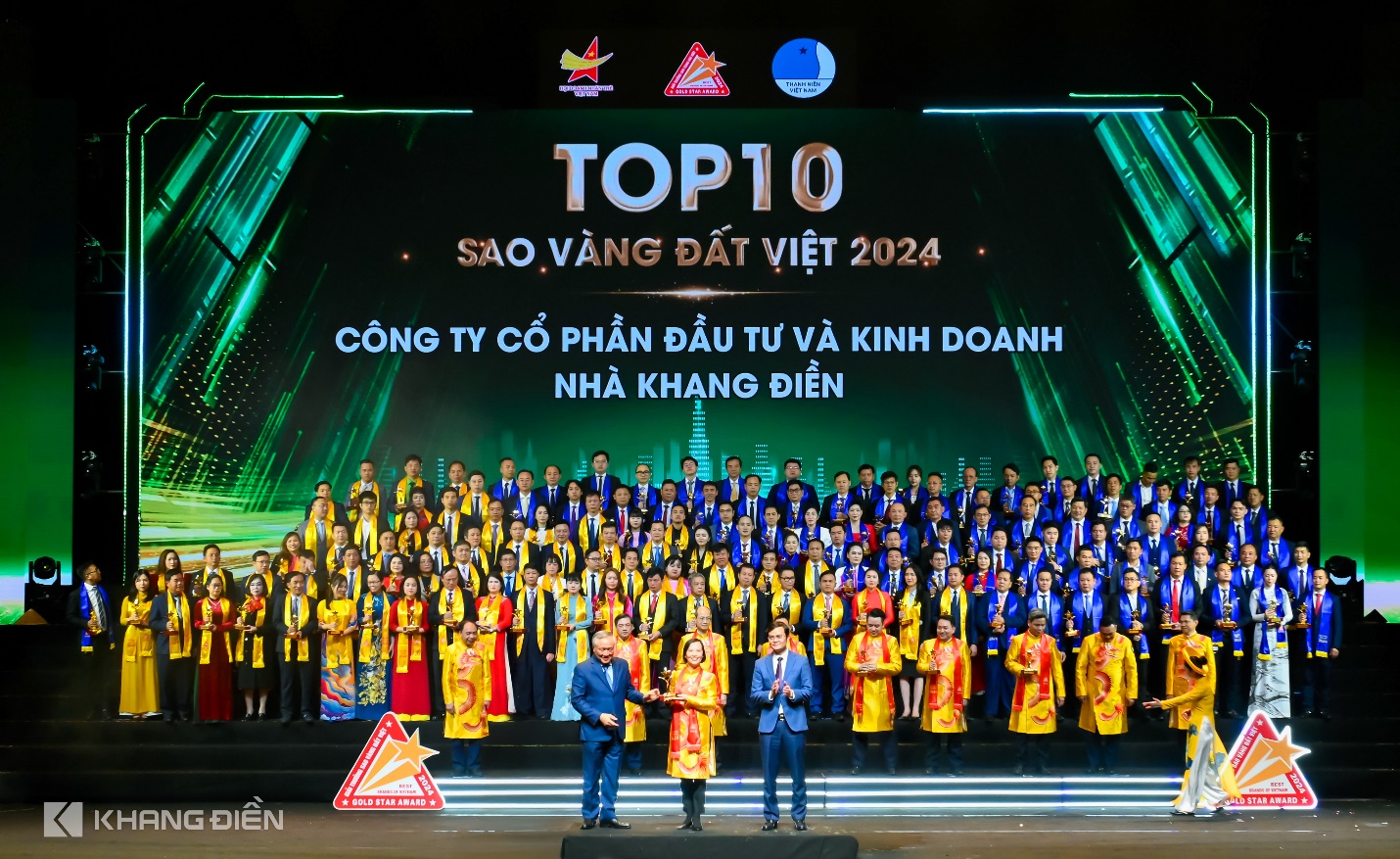 Tập đoàn Khang Điền tự hào “Top 10 Sao Vàng Đất Việt 2024”- Ảnh 1.