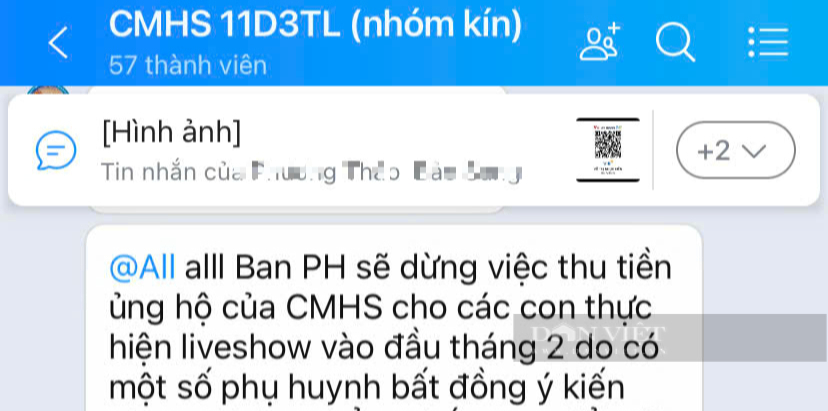 Thông tin mới nhất vụ Ban phụ huynh đề xuất đóng 800.000 đồng/học sinh tổ chức 