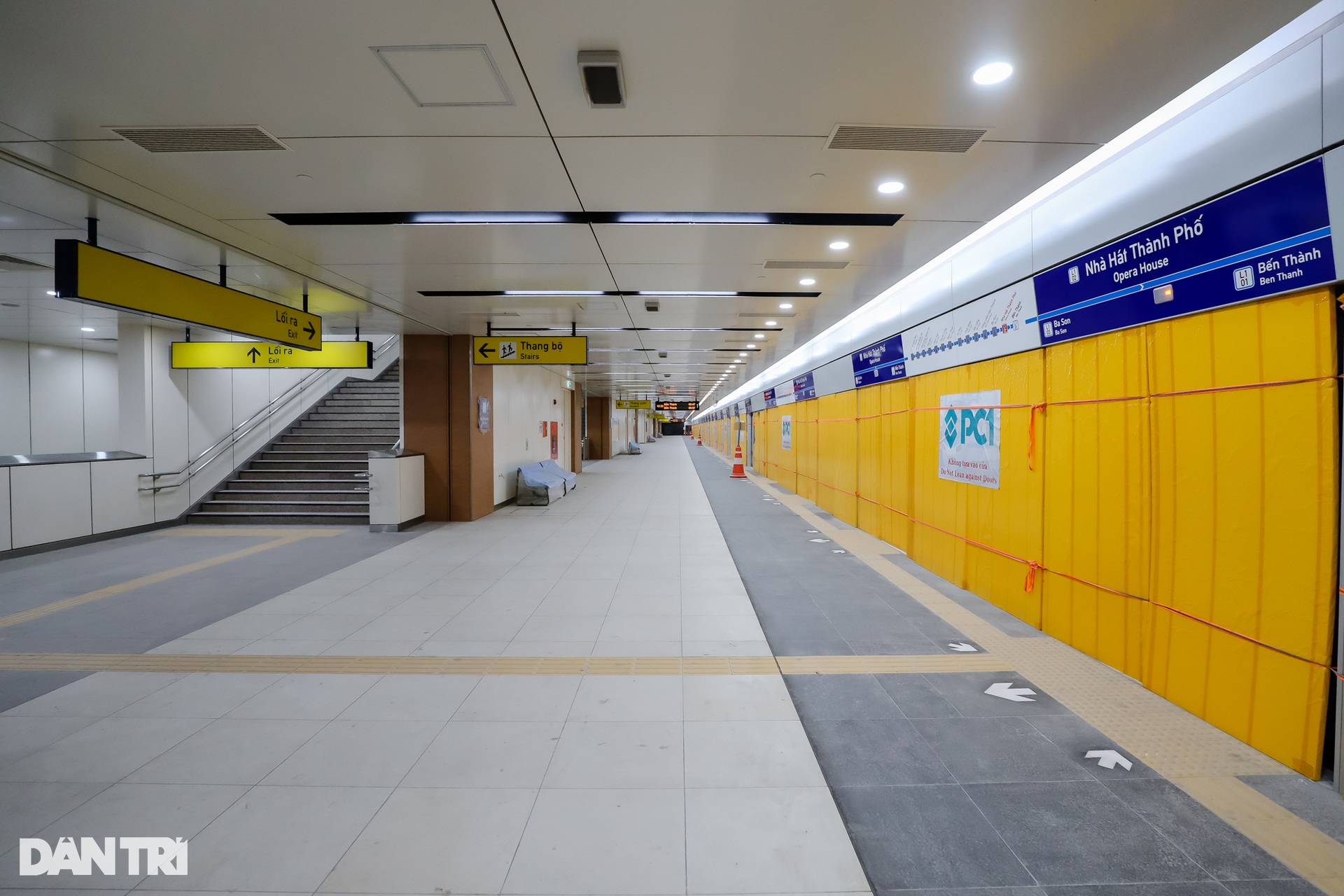 Diện mạo 3 ga ngầm của tuyến metro số 1 trước ngày khai thác - 9