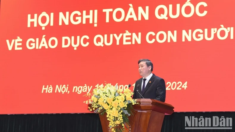 Giáo dục quyền con người là nhiệm vụ của cả hệ thống chính trị, có tính toàn dân, toàn diện, bao trùm ảnh 5