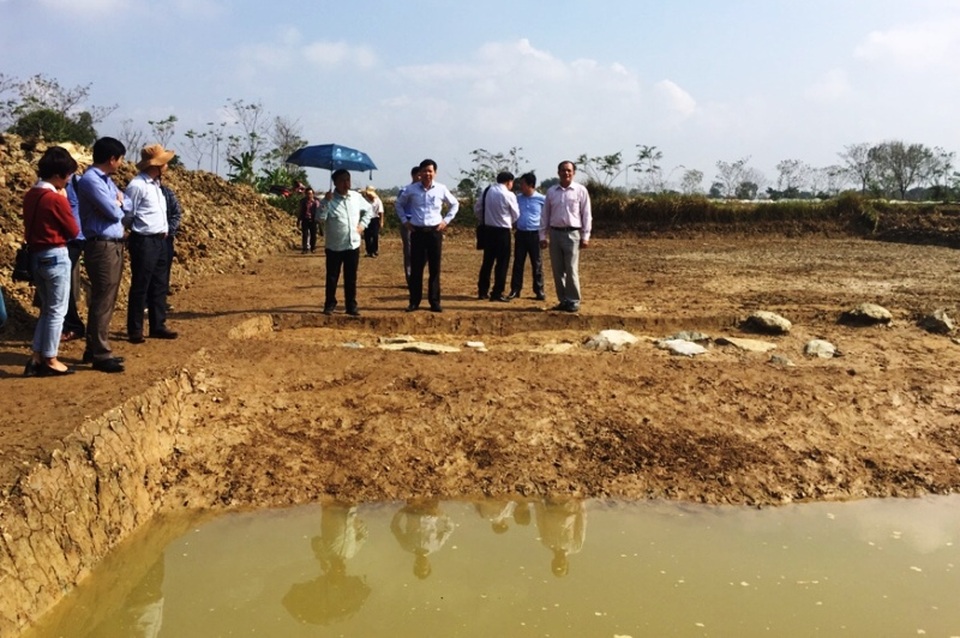 Kết quả khai quật hào thành phía Đông và Tây công trình kiến trúc bằng đá “độc nhất vô nhị” - 11