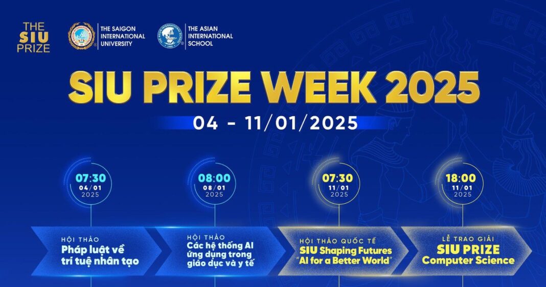 SIU Prize Week chào đón các diễn giả tầm cỡ thế giới