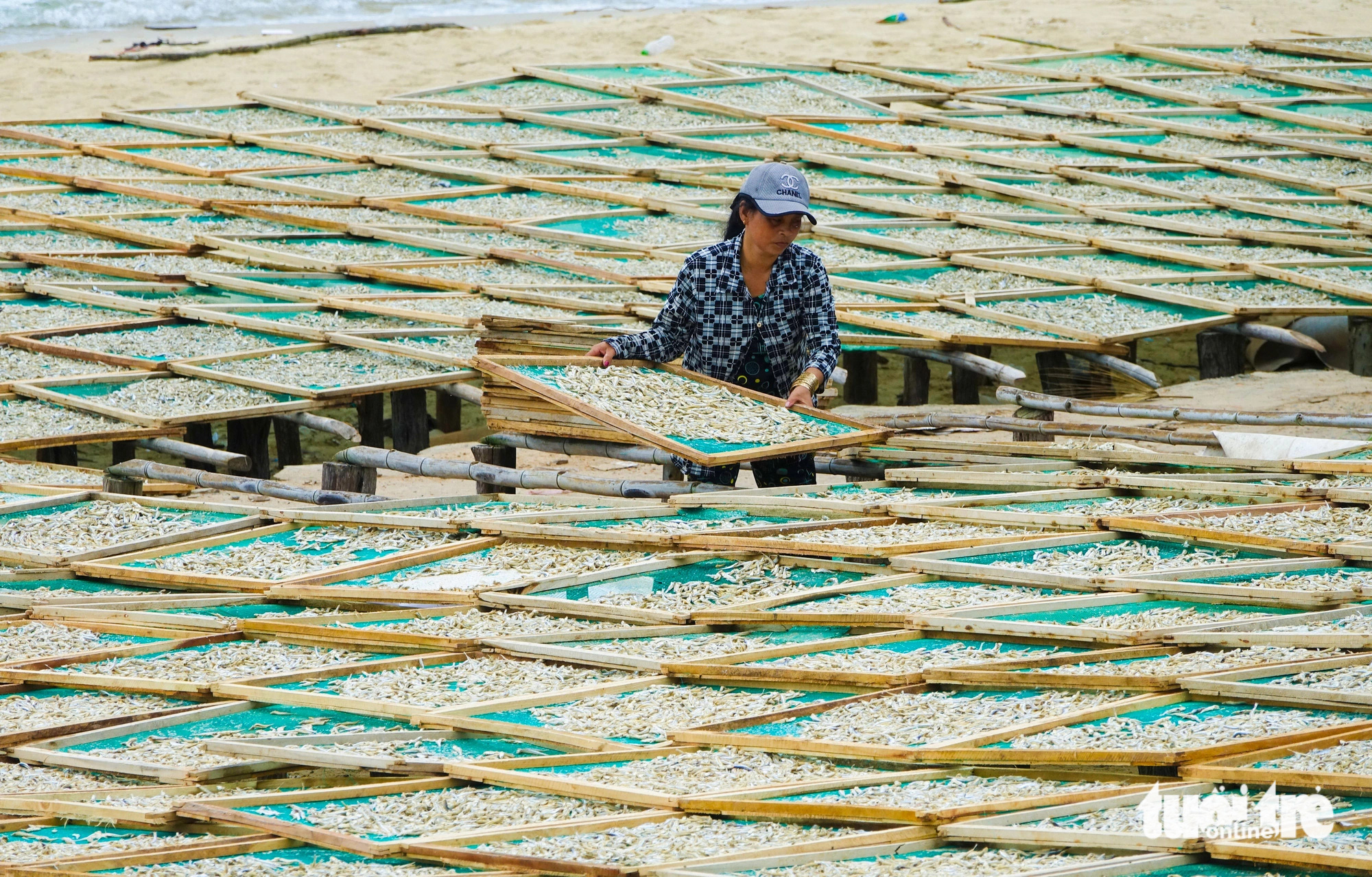 Dân Phú Quốc đỏ lửa làm tôm khô, cá khô bán Tết - Ảnh 5.