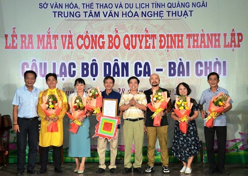 Quảng Ngãi tập trung phát triển các đội, nhóm, câu lạc bộ hát Bài chòi ở các địa phương, gắn kết loại hình nghệ thuật này với hoạt động du lịch.