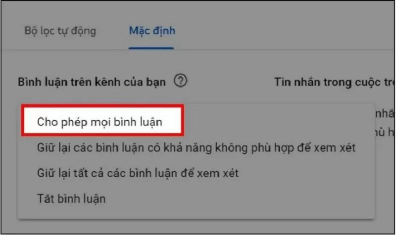 Hướng dẫn cách bật bình luận trên YouTube đơn giản, nhanh chóng