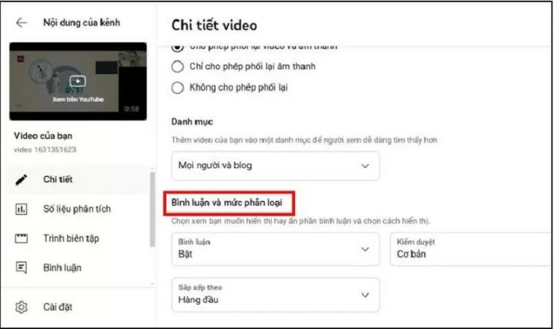 Hướng dẫn cách bật bình luận trên YouTube đơn giản, nhanh chóng