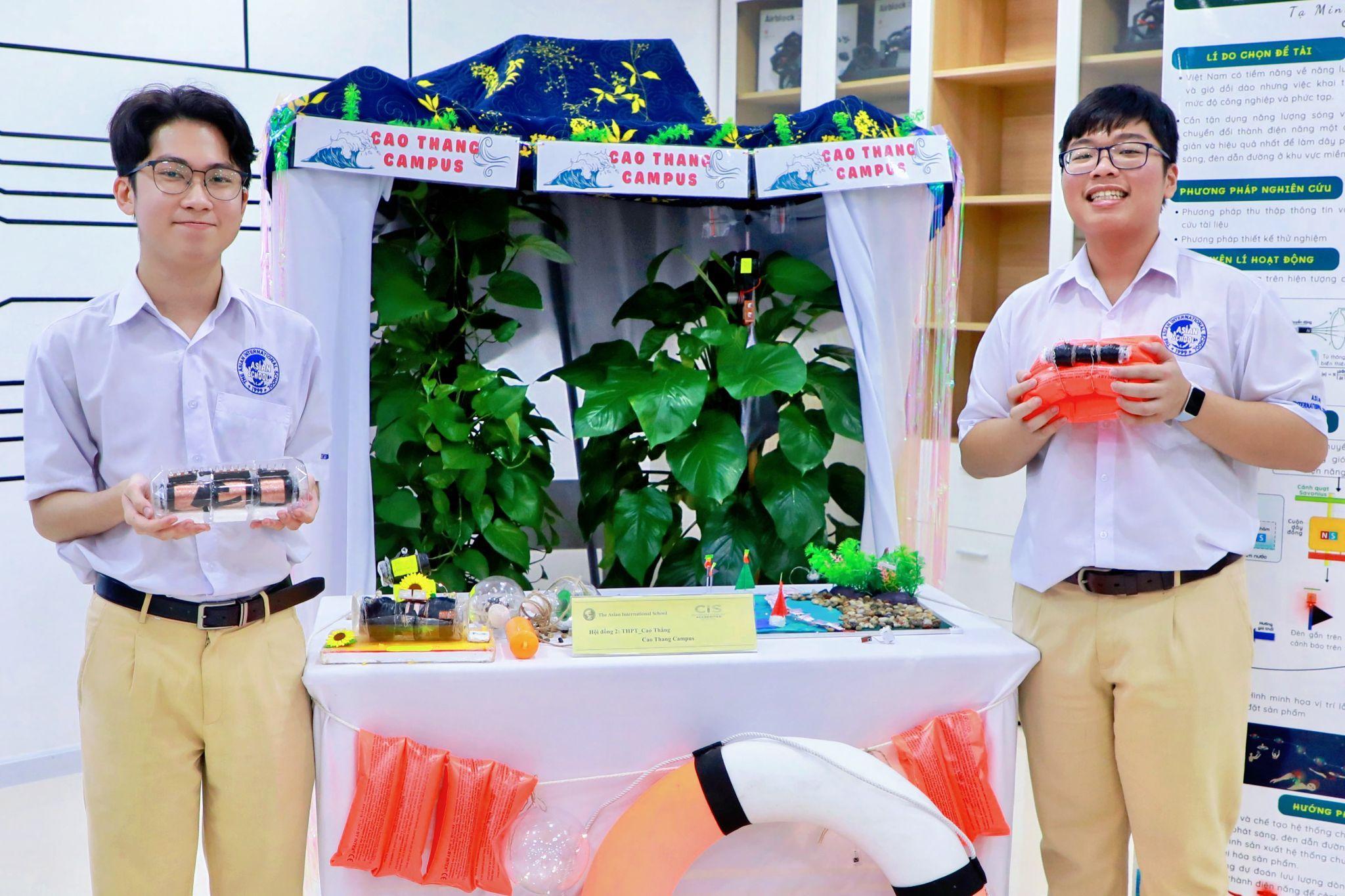 5 dự án đạt giải cao của học sinh Asian School tại Cuộc thi KHKT - Ảnh 2. 5 dự án đạt giải cao của học sinh Asian School tại Cuộc thi KHKT - Ảnh 2.