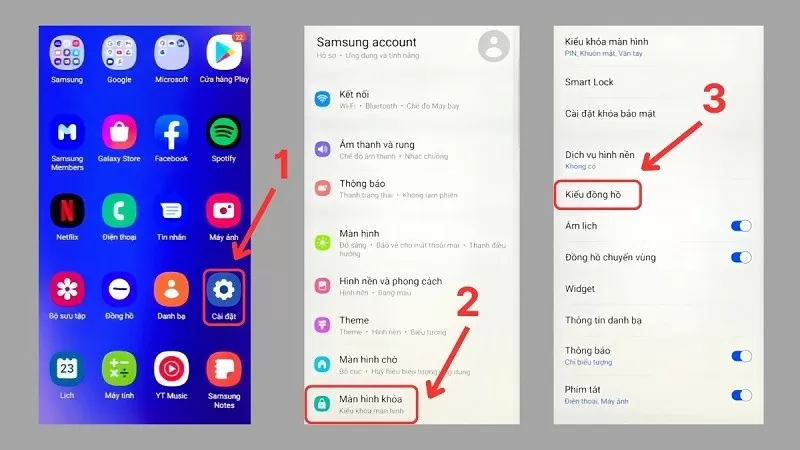 Cách hiển thị đồng hồ trên màn hình khóa Samsung không phải ai cũng biết