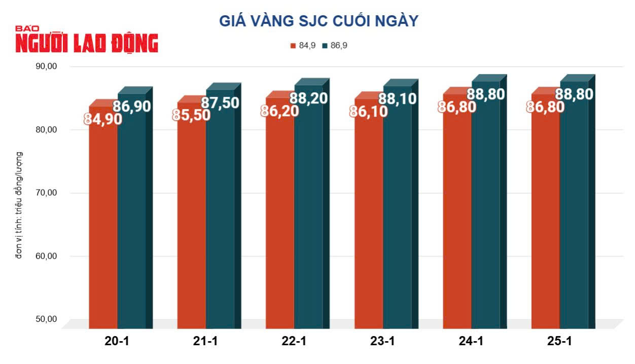 Giá vàng hôm nay, 26-1: Chốt tuần tăng rất mạnh- Ảnh 2.