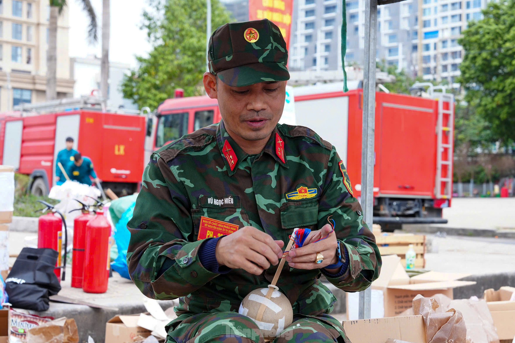 Hà Nội: Các trận địa pháo hoa sẵn sàng khai hỏa đêm giao thừa ảnh 6