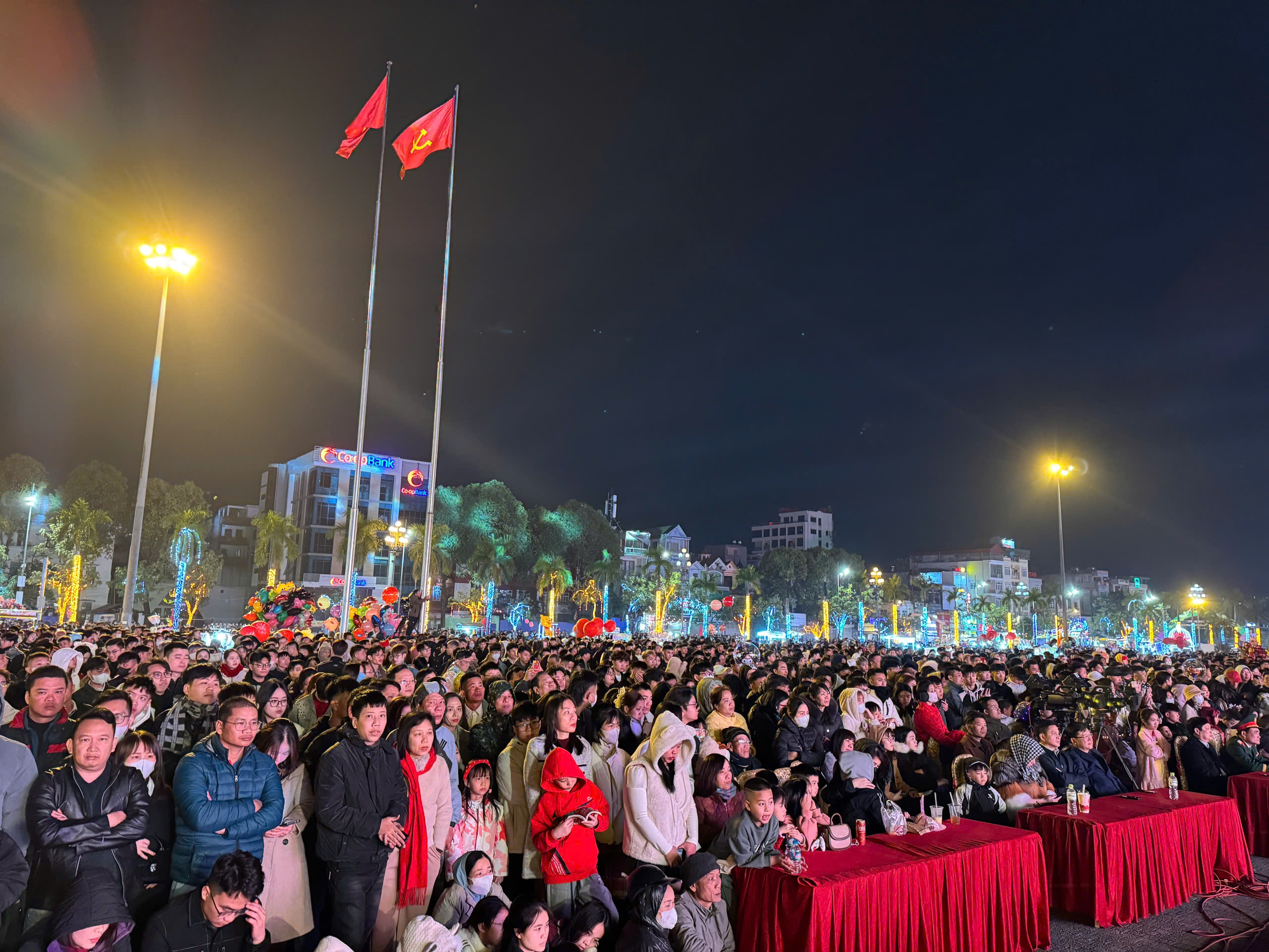 Video: Pháo hoa rực sáng trên bầu trời Hà Nội- Ảnh 16.