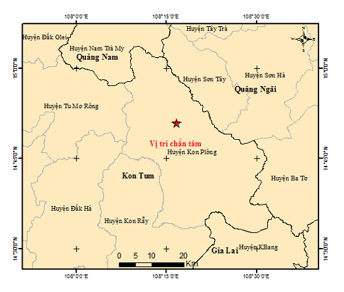 2 ngày giáp Tết, Quảng Nam và Kon Tum xảy ra 9 trận động đất- Ảnh 1.