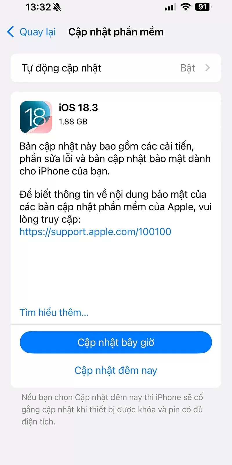 Bản cập nhật iOS 18.3 vá hơn 20 lỗ hổng bảo mật.