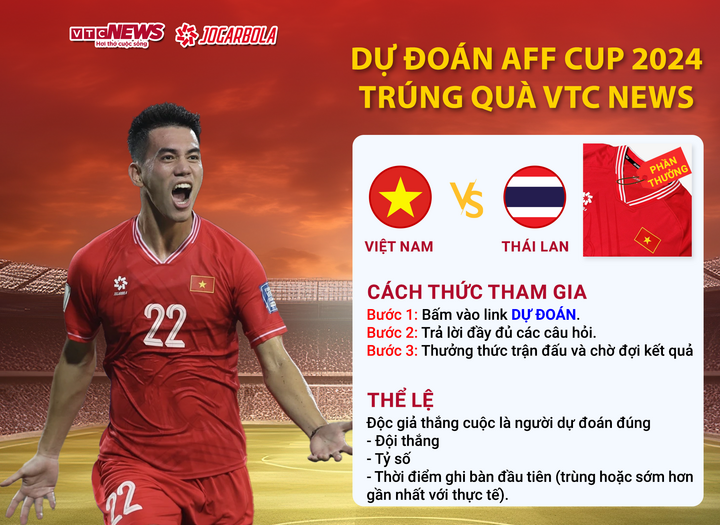 Cách tham gia dự đoán AFF Cup 2024 trên VTC News