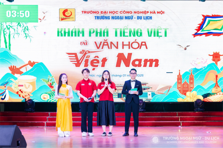 Lần đầu tổ chức cuộc thi khám phá tiếng Việt và văn hoá Việt Nam cho sinh viên.