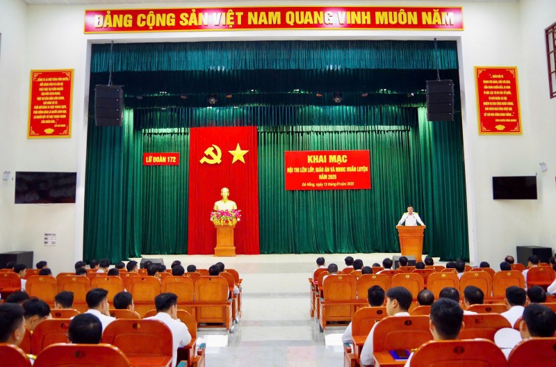 Hội thi lên lớp, giáo án và mô hình học cụ huấn luyện năm 2025 của Lữ đoàn 172 (Vùng 3 Hải quân)