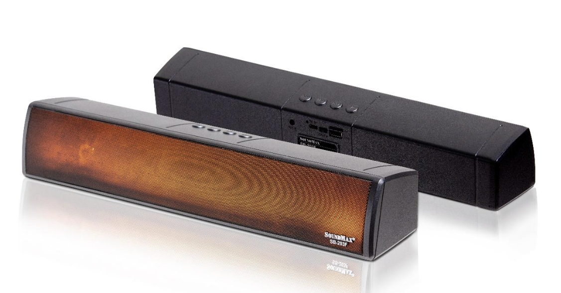 SoundMax trình làng loa soundbar 'di động' giá mềm SB-203F- Ảnh 1.