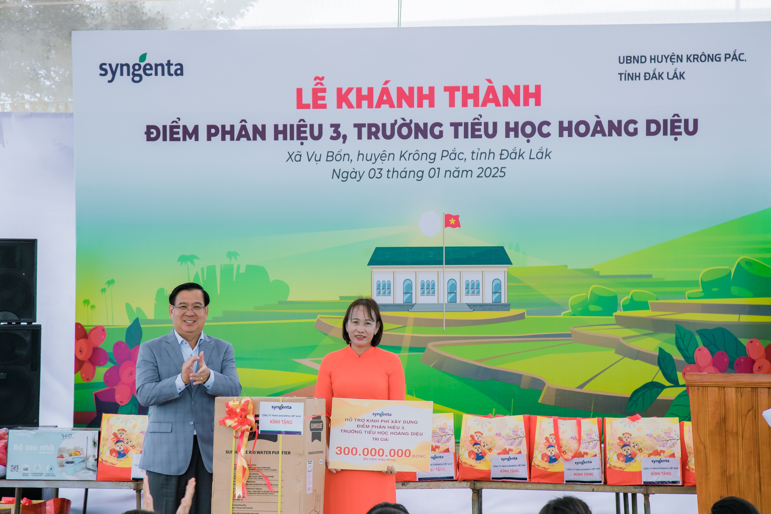 Syngenta khánh thành trường học và trao nhà mới: Tết ấm áp cho nông dân và học sinh Đắk Lắk - Ảnh 2.