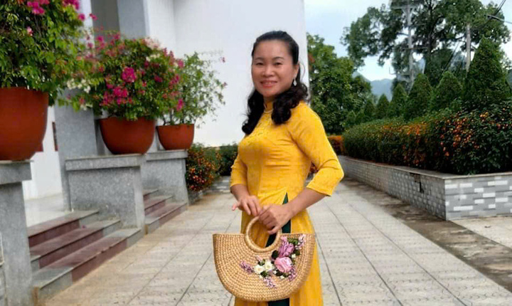 Cô giáo Ngô Thu Huyền. (Ảnh: NVCC)