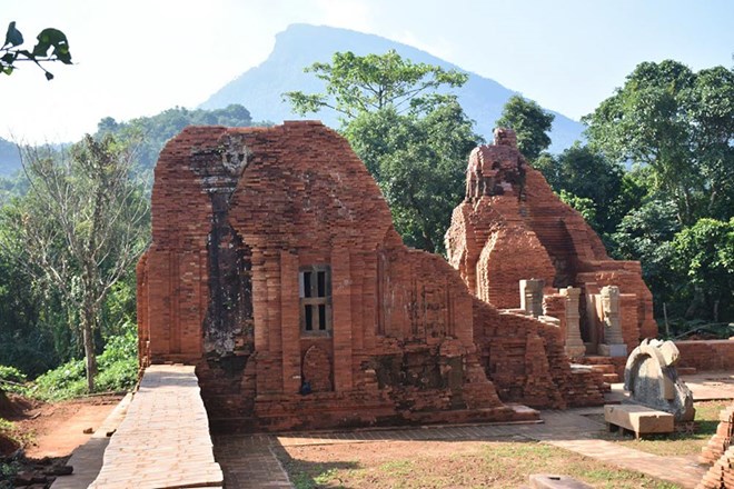 Hoàn tất trùng tu tháp A13 ở khu di tích Mỹ Sơn, Quảng Nam