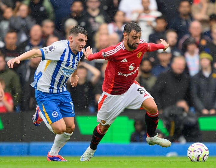 Man Utd thua Brighton ở lượt đi.