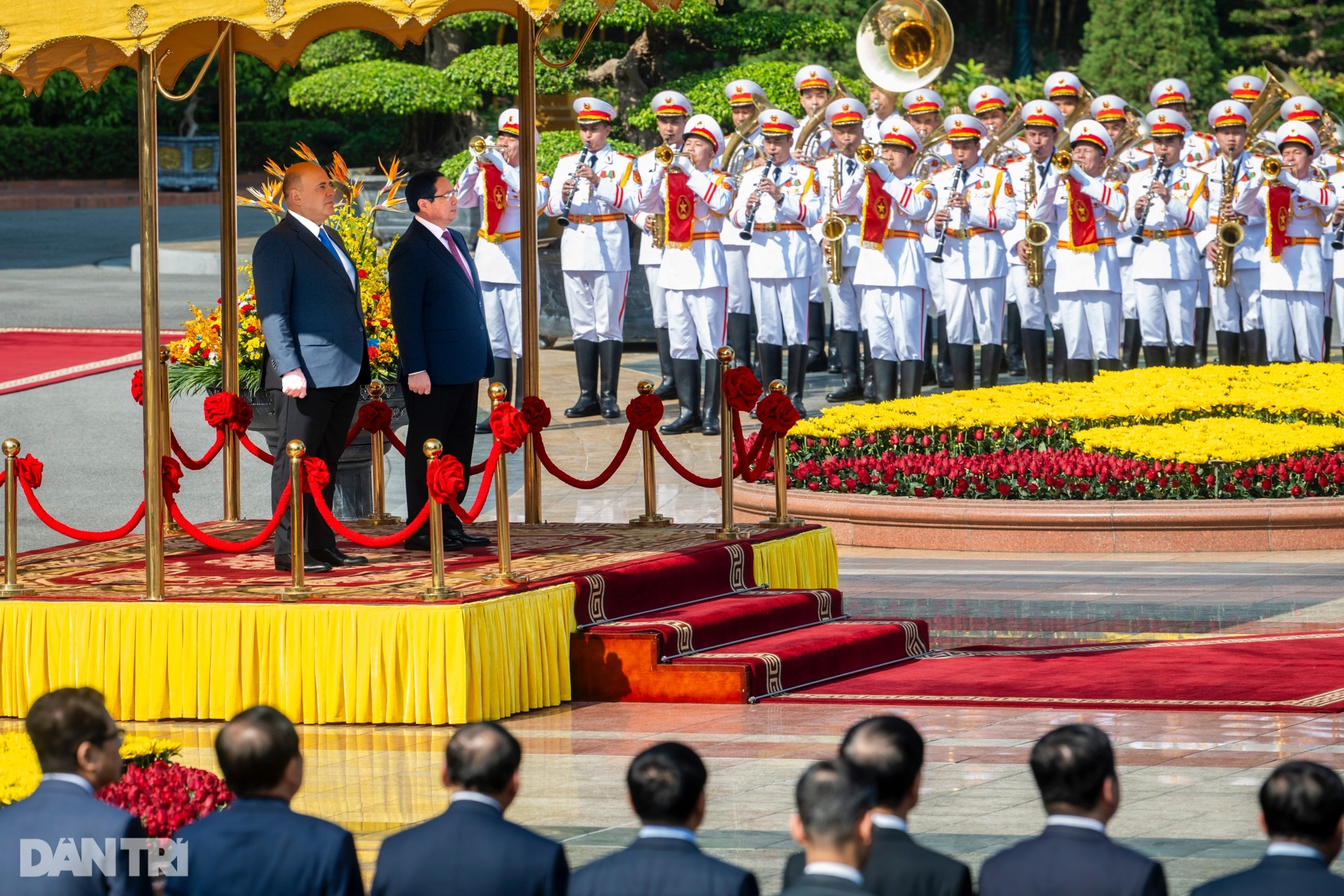 Thủ tướng Phạm Minh Chính chủ trì lễ đón Thủ tướng Nga thăm Việt Nam - 2