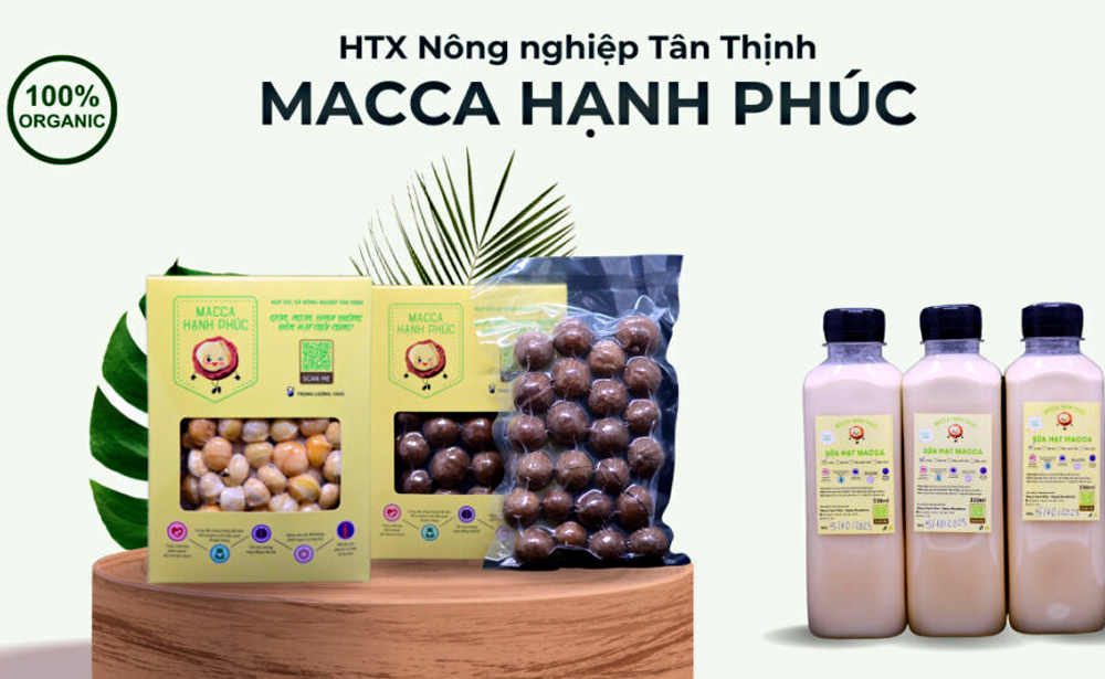 Văn Chấn: 2 sản phẩm từ hạt macca được công nhận OCOP 3 sao