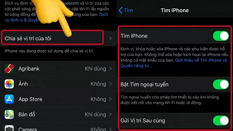 Cách bật định vị trên iPhone nhanh và đơn giản nhất