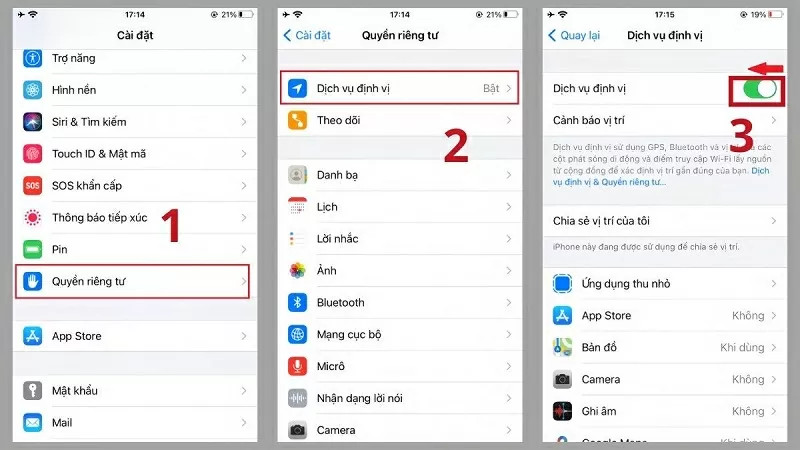 Cách bật định vị trên iPhone nhanh và đơn giản nhất