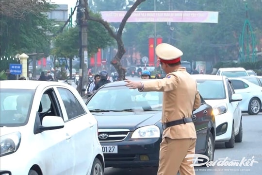 CSGT Thái Nguyên đảm bảo an toàn giao thông ngày cận Tết