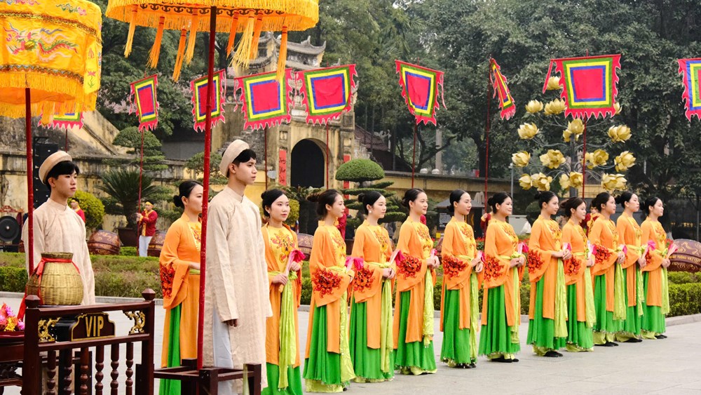 Sống trong không gian truyền thống nghi lễ Tết Cung đình  - ảnh 11