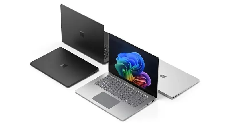 Những mẫu laptop Microsoft mới chạy chip Intel chỉ có hai màu Platinum và Đen