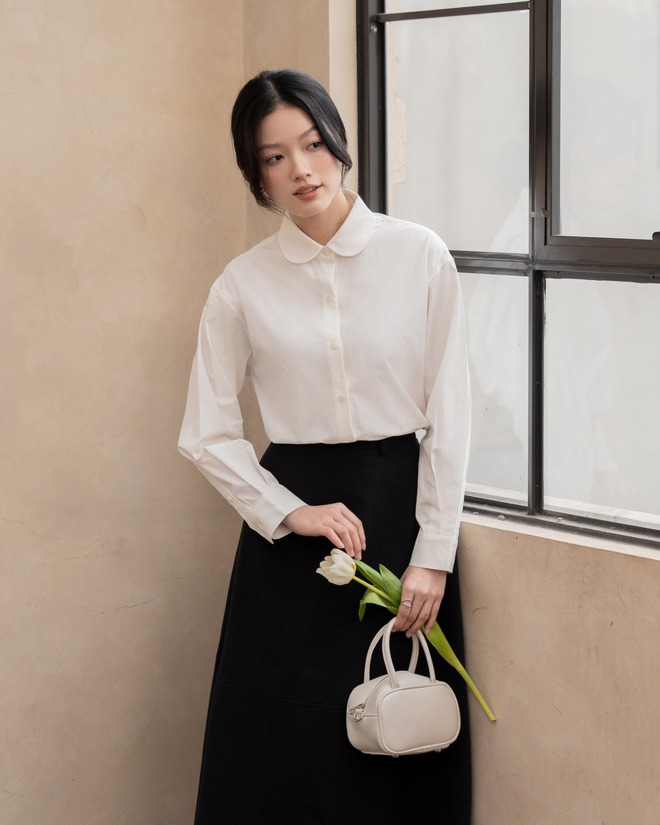 Chân váy dài thanh lịch - xuống phố, đi làm đều sành điệu- Ảnh 5. Chân váy dài thanh lịch - xuống phố, đi làm đều sành điệu- Ảnh 5.