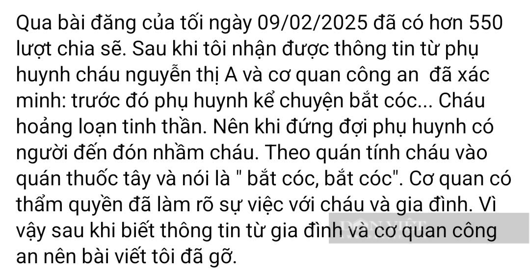 Sự thật thông tin học sinh bị dàn cảnh để bắt cóc ở Quảng Trị- Ảnh 2.