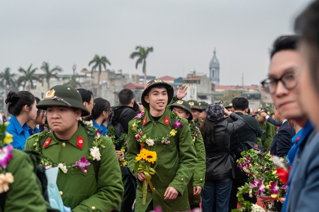 Tân binh Thái Nguyên, Quảng Ninh lên đường nhập ngũ ảnh 4