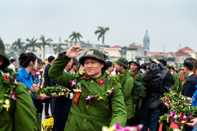 Tân binh Thái Nguyên, Quảng Ninh lên đường nhập ngũ ảnh 8