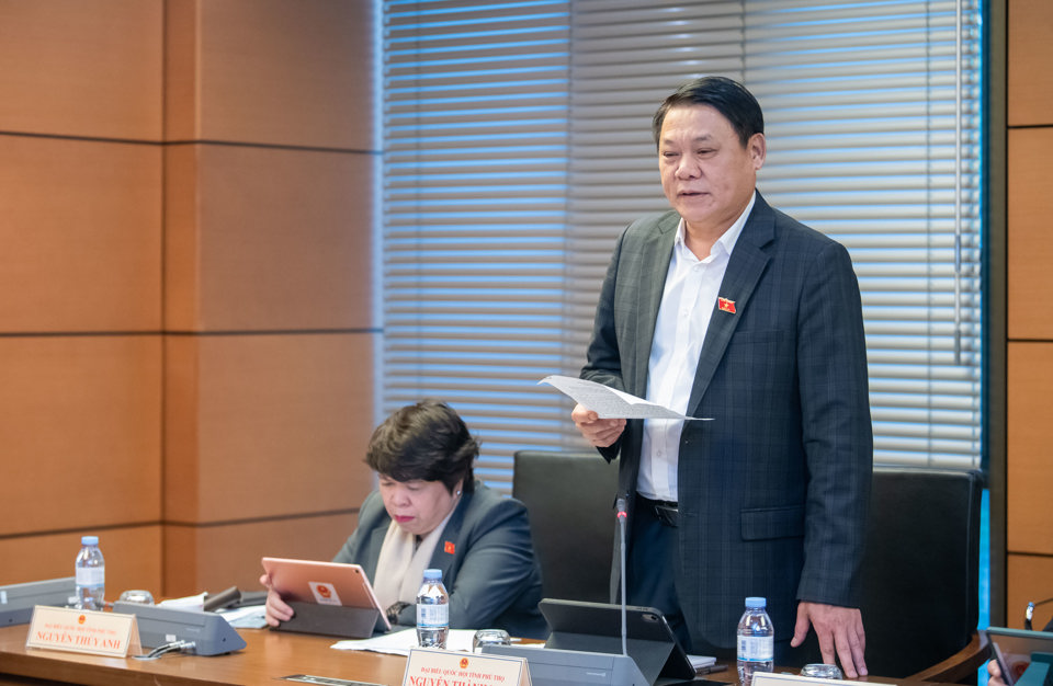 Đại biểu Nguyễn Thành Nam (Đoàn đại biểu Quốc hội tỉnh Phú Thọ) - Ảnh: Quochoi.vn