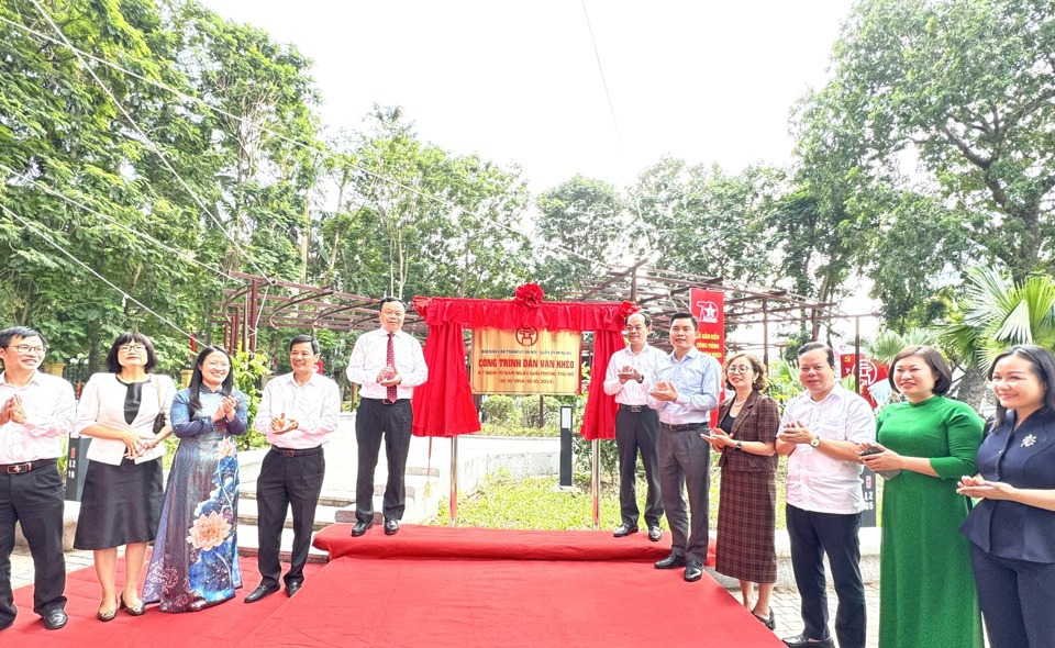 Năm 2024, Ban Dân vận Thành ủy đã công nhận, tổ chức gắn biển 16 công trình “Dân vận khéo”.
