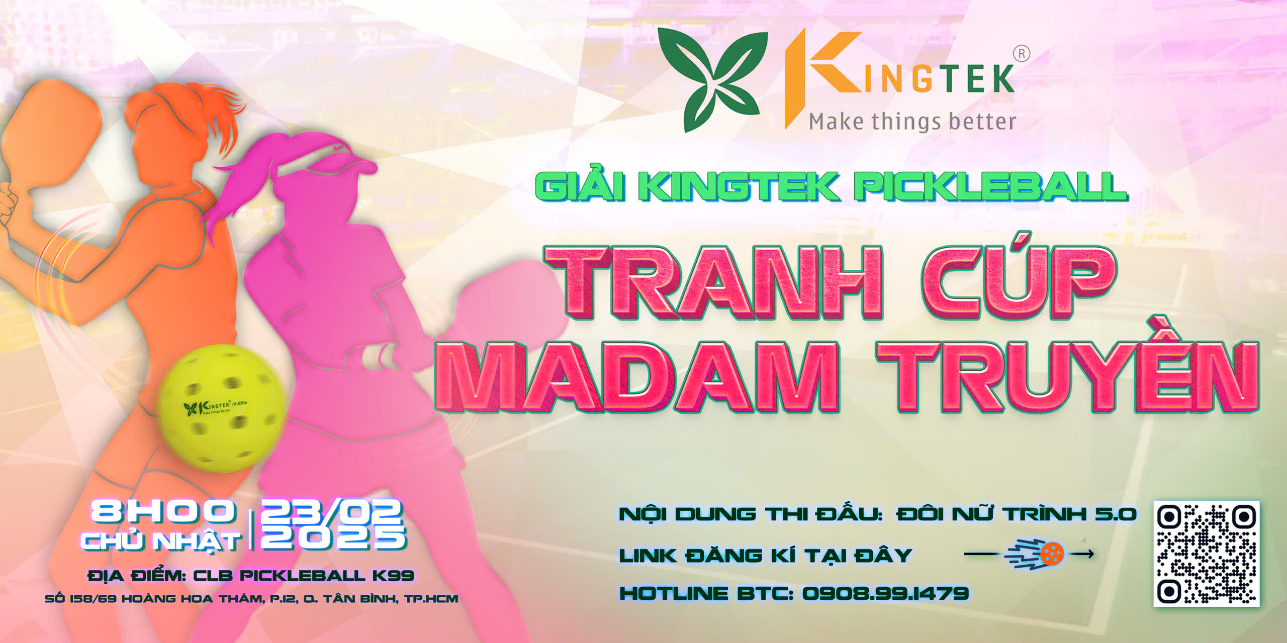 Bùng nổ số lượng VĐV tham dự giải Kingkek pickleball tranh Cúp Madam Truyền, BTC 'xé rào'- Ảnh 4.