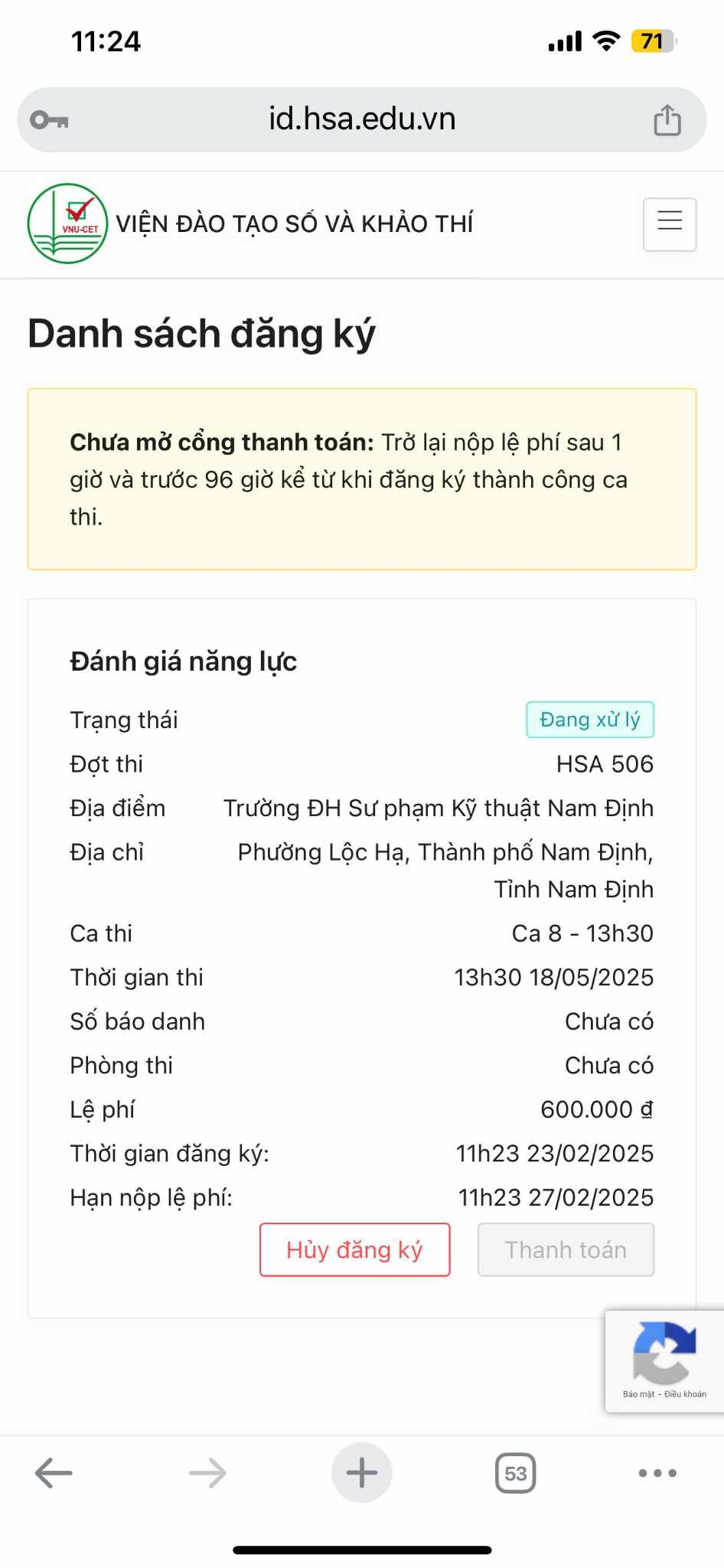 Bao công sức ôn thi đánh giá năng lực Đại học Quốc gia Hà Nội 2025, thí sinh 