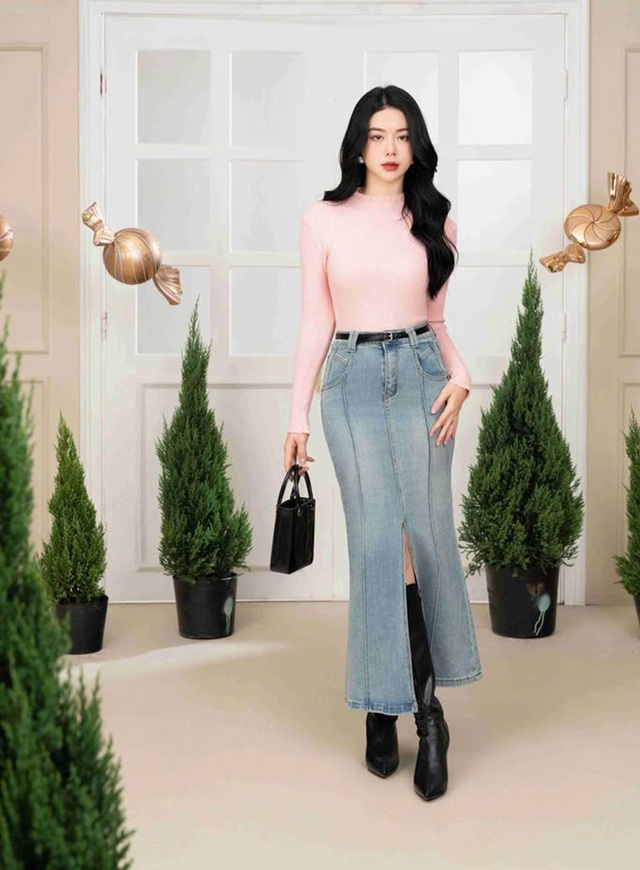 Denim: Chất liệu ‘vượt thời gian’ tạo nên phong  - Ảnh 4.