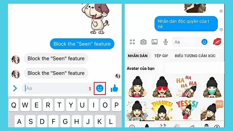 Cách tạo nhãn dán Messenger thú vị mà bạn nên thử