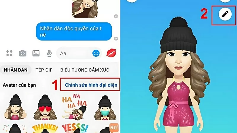 Cách tạo nhãn dán Messenger thú vị mà bạn nên thử