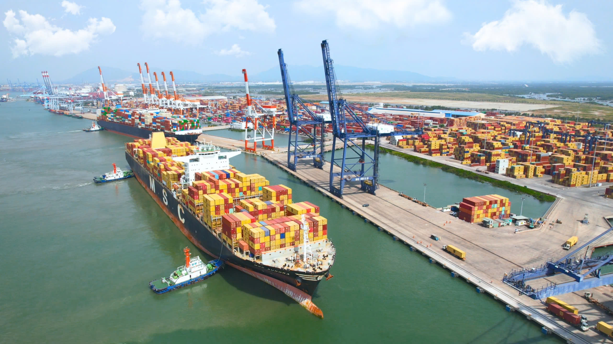 Cảng SSIT đón chuyến tàu đầu tiên đi Tây Bắc Thái Bình Dương- Ảnh 1. Cảng SSIT đón chuyến tàu đầu tiên đi Tây Bắc Thái Bình Dương- Ảnh 1.