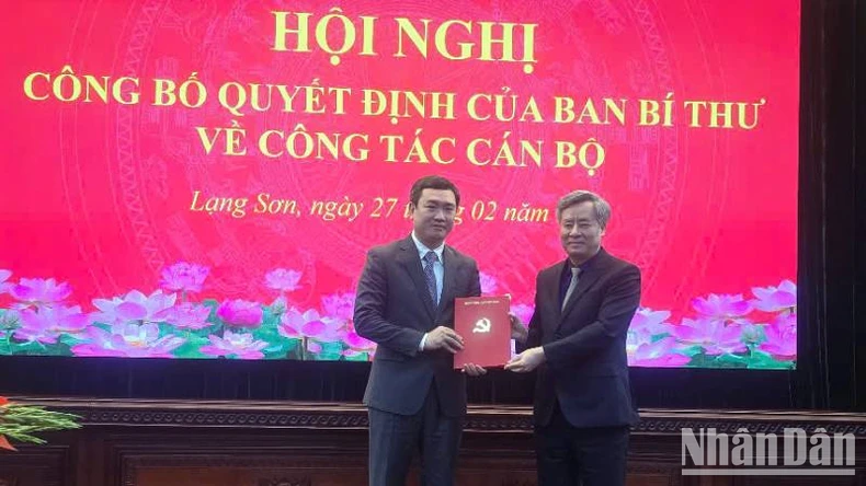 Đồng chí Nguyễn Cảnh Toàn giữ chức Phó Bí thư Tỉnh ủy Lạng Sơn ảnh 2