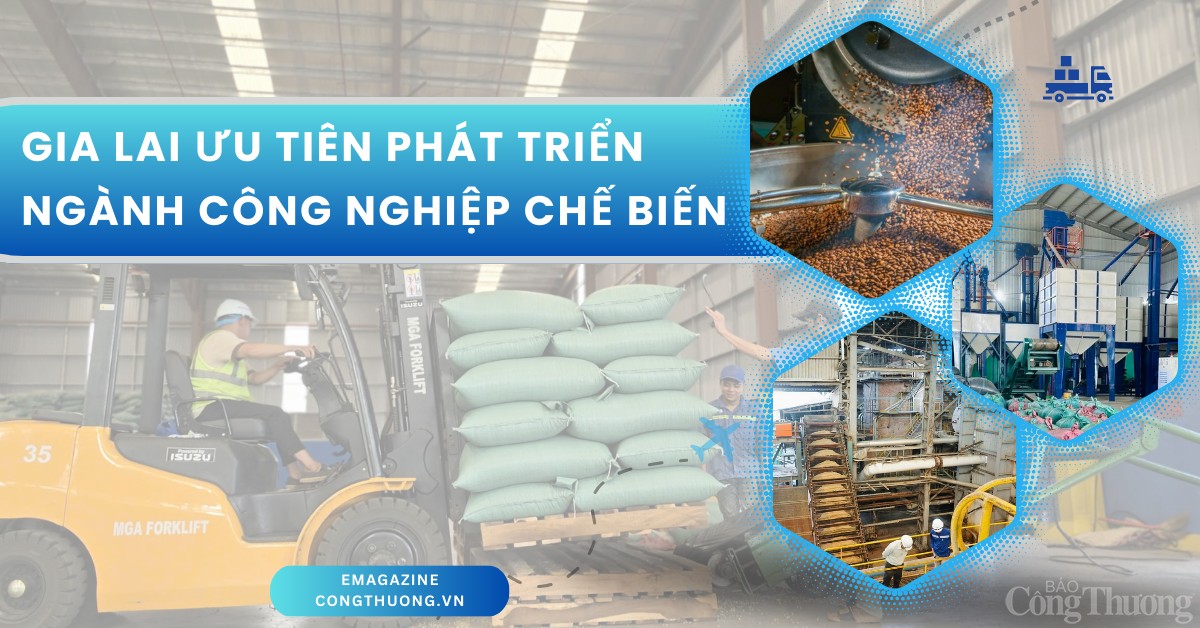 Gia Lai ưu tiên phát triển ngành công nghiệp chế biến