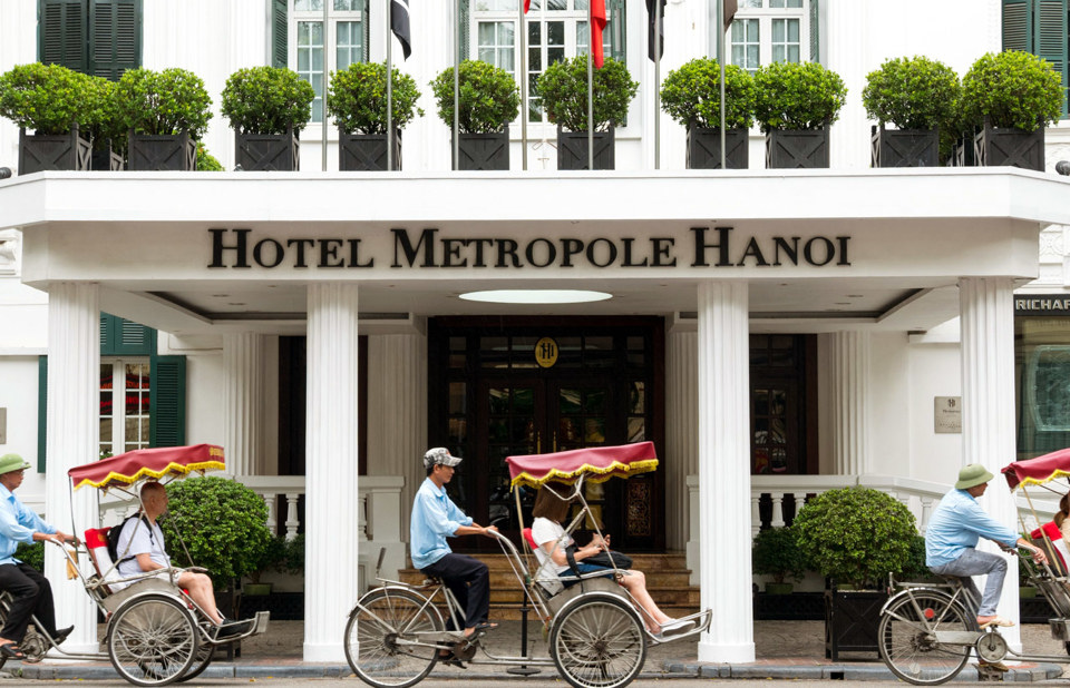 Khách sạn 5 sao Sofitel Legend Metropole Hanoi một trong những địa điểm hút khách đặt phòng khi đến Hà Nội. Ảnh: Hoài Nam