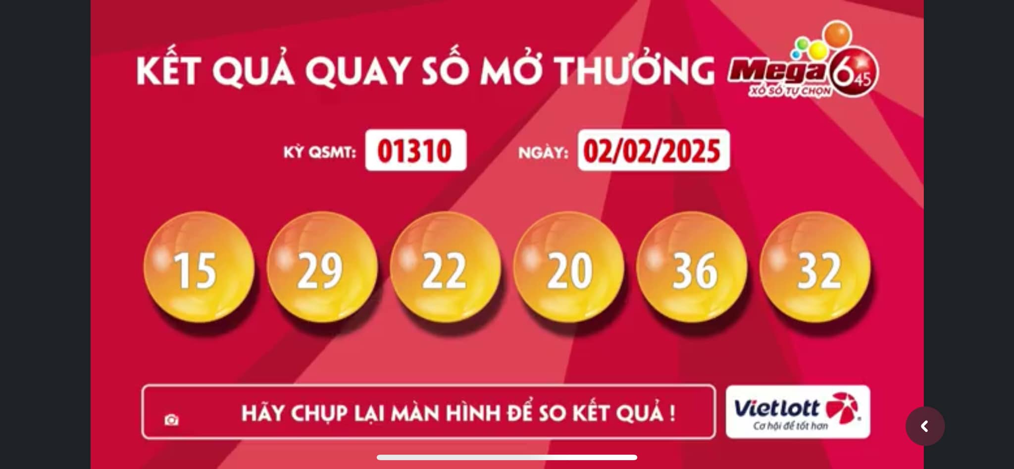 Mùng 5 Tết, một vé Vietlott trúng thưởng hơn 152 tỉ đồng- Ảnh 1.