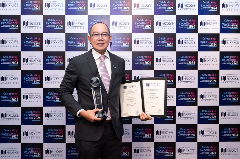 Ngân hàng KBank nhận “cú đúp” giải thưởng tại International Finance Awards 2024- Ảnh 1.