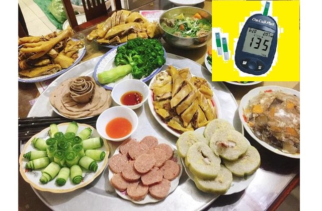 Người mắc bệnh tiểu đường cần chú ý gì trong mâm cỗ Tết?- Ảnh 2. Người mắc bệnh tiểu đường cần chú ý gì trong mâm cỗ Tết?- Ảnh 2.